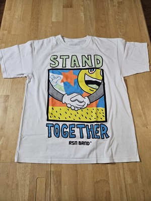 Reason Brand ''Stand Together'' White TShirt Size Large RSN @IKBG 