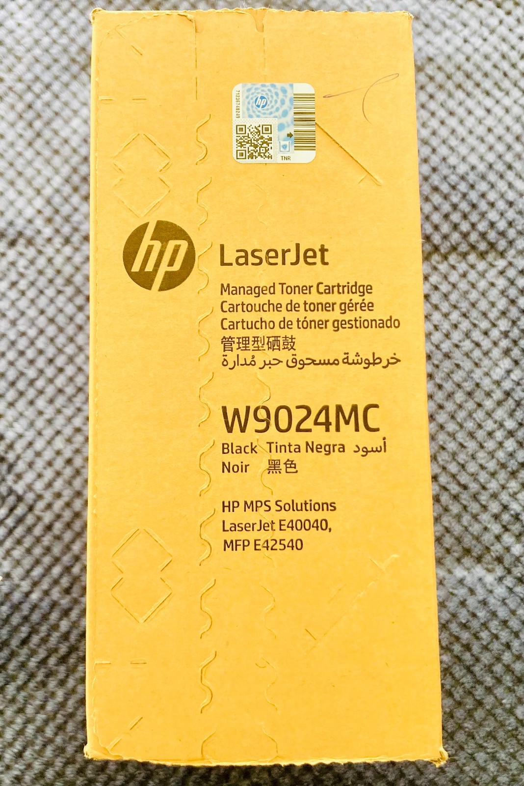 Toner Noir HP W9024MC Managed Original JetIntelligence E40040 E42540 Laser - 4