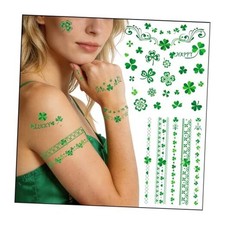 St Patricks Day Accessories For Women, 4 Sheets St Patrick's Day Tattoos,