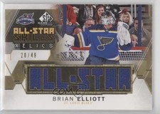 2015-16 SP Game-Used All-Star Skills Relics Gold 20/49 Brian Elliott #AS-BE xp6