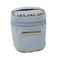BURBERRY Vanity Bag Tela Blu Autentica dal Giappone