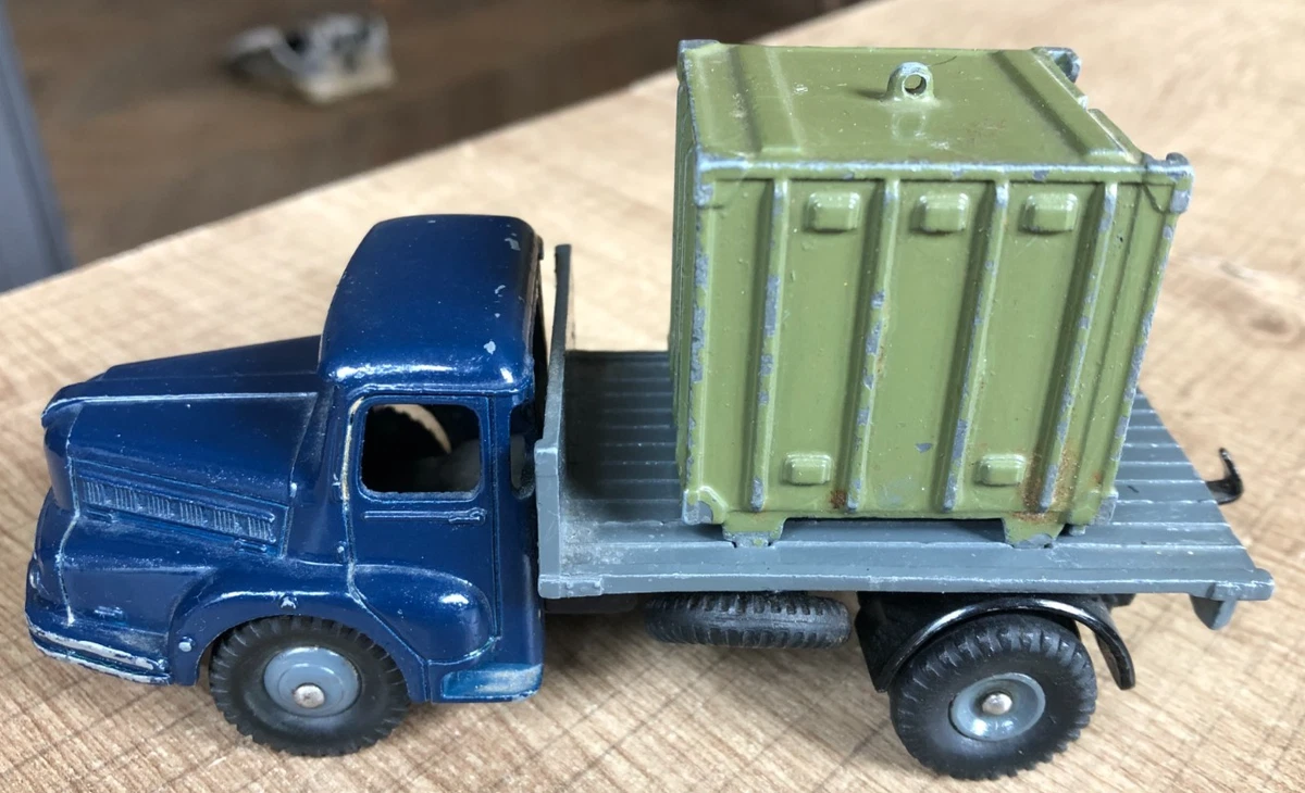 DINKY TOYS ANCIEN #38A CAMION UNIC MULTI BENNE BON ETAT EN BOITE D'ORIGINE bm