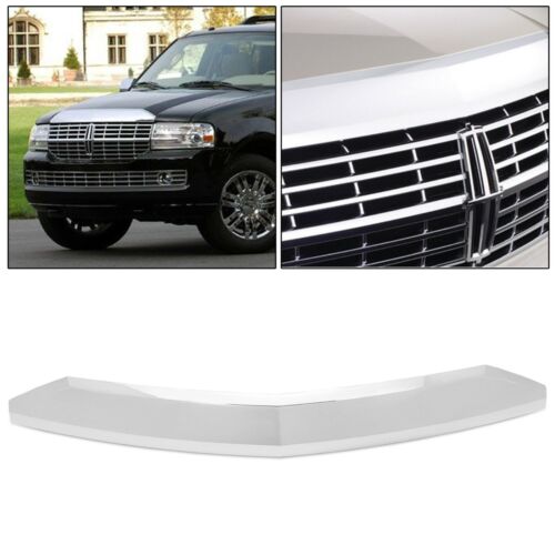 For 2007-2014 Lincoln Navigator 7L7Z-16856-AA Chrome Front Hood Bezel Molding - Picture 11 of 22