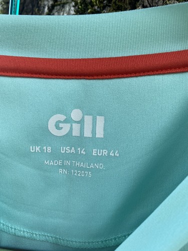 Gill Women’s UV Tec Performance Shirt Morning Mist Long Sleeve - Picture 5 of 7