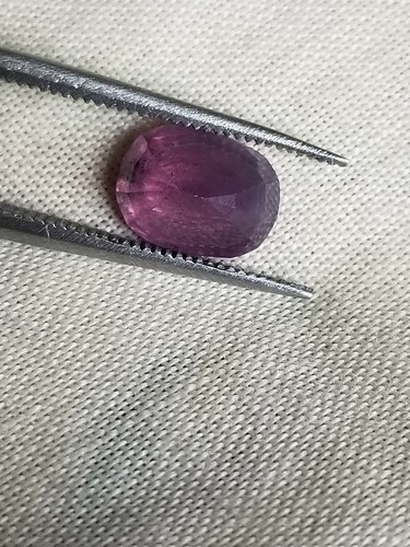 1.95 Ct Natural Purple Sapphire Batakundi Unheated Cushion Shape Loose Gemstone - Picture 5 of 5