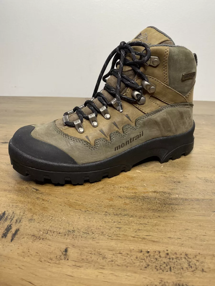 Montrail Gentor Waterproof Hiking Boots Woman s Size 7.5 Vibram Soles GUC