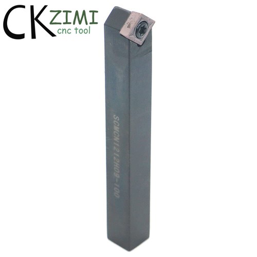 Soporte para herramienta de torneado neutro CNC SCMCN 1212H09-100 12 × 100 mm + 10 piezas CCMT09T304 - Imagen 3 de 8
