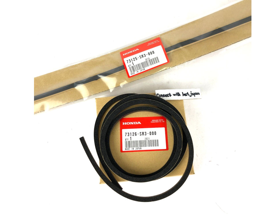 HONDA Genuine Rubber A B Front Windshield Dam Civic EG6 73125