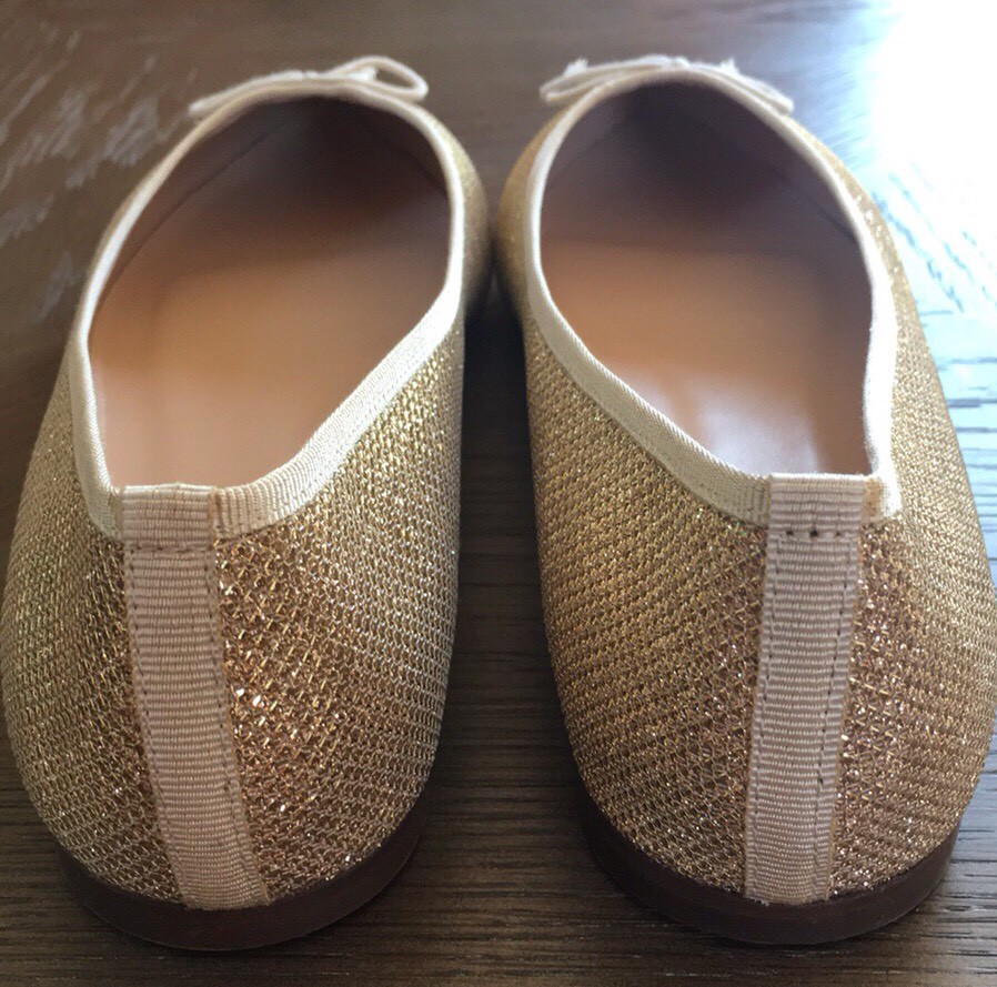 J. Crew Gemma gold Glitter Ballet Flats in Size Size Size 7 - NWT b26946 J. Crew Gemma gold Glitter Ballet Flats in Size Size Size 7 - NWT b26946