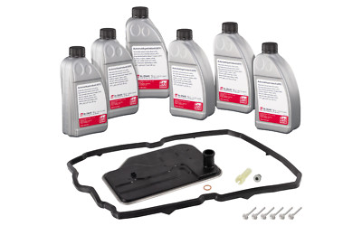 FEBI 7 SPEED GEARBOX TRANSMISSION OIL AND FILTER SERVICE KIT FOR MERCEDES 722.9