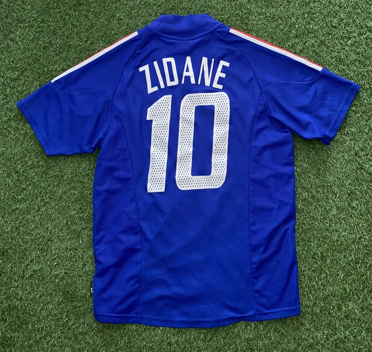 Maillot De Foot Equipe De France Domicile 2004-2005 - N°10 Zidane - Taille XL