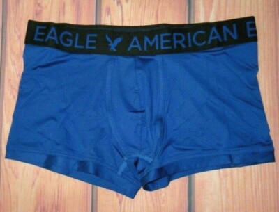 MENS AMERICAN EAGLE PERFORMANCE TRUNK BLUE BOXER BRIEF SIZE XL (40/42)