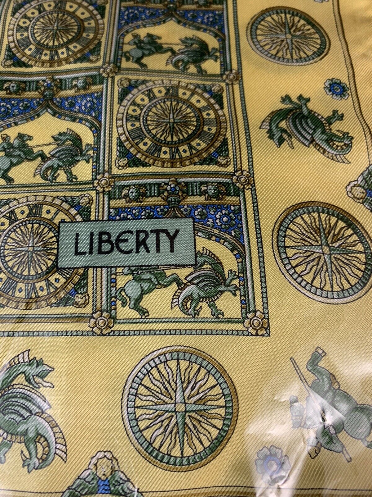 Vintage Liberty London Silk Scarf Handkerchief Ol… - image 3