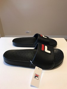 fila black slip ons