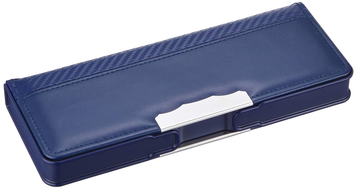 Sun-Star Pencil Case Compact Fadelet Yokopita Trad Navy Sun-Star Pencil Case Compact Fadelet Yokopita Trad Navy
