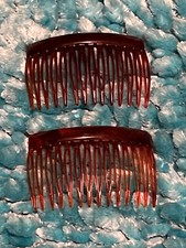 Vintage 1980  s Faux Tortious Shell Made In FRANCE Unworn Hair Comb