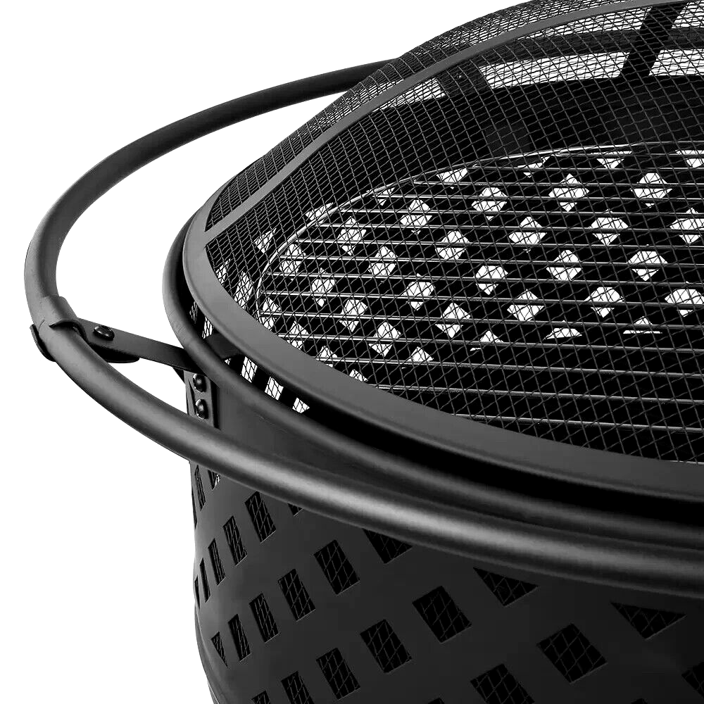 Belavi 30" Outdoor Wood Burning Heavy Duty Steel Fire Pit Stove BBQ Grill eBay