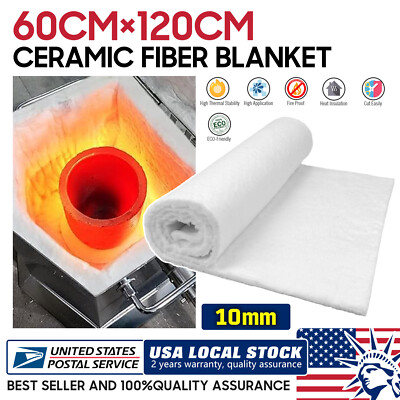 120CMx60CM Pack of 1 Ceramic Fiber Blanket Fireproof Insulation Baffle For Ovens