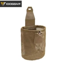 IDOGEAR Tactical MOLLE Dump Pouch, 500D Nylon Foldable Mesh , Multiple Colors