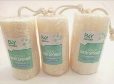 3x Natural Loofah Luffa Exfoliating Bath Body Shower Sponge Scrubber Rope B4Y