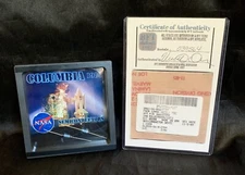 NASA Columbia Space Shuttle Authentic Semiconductors framed