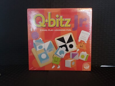 Q-Bitz Jr. | Board Game | New-Sealed | 1-4 Players | Ages 3+ | Wood Construction
