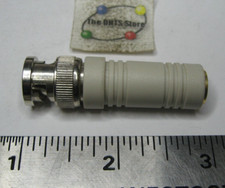 BNC Male Adapter to 4-Pin Mini-DIN PS-2 PS/2 Female - Used Qty 1