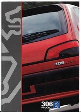 Peugeot 306 Hatchback & Sedan 1996 UK Market Brochure S16 XSi XS DTurbo XT XR XN