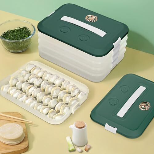 Food Storage Containers with Lids, Plastic Cookie Storage Containers