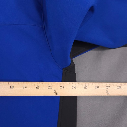 Mens Softshell Jacket L Royal Blue Full Zip Windbreaker Golf Active Multi Season - Picture 12 of 13