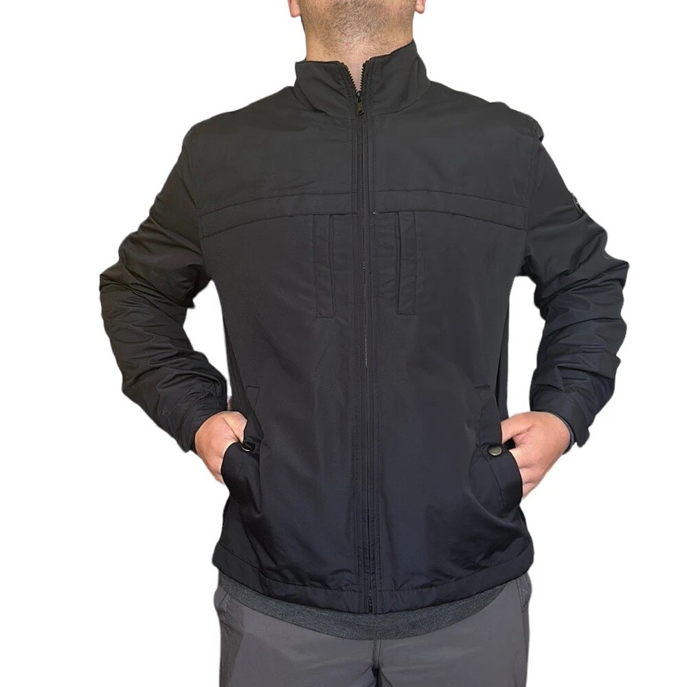 MICHAEL Michael Kors Men's Black Windbreaker Golf Jacket XL