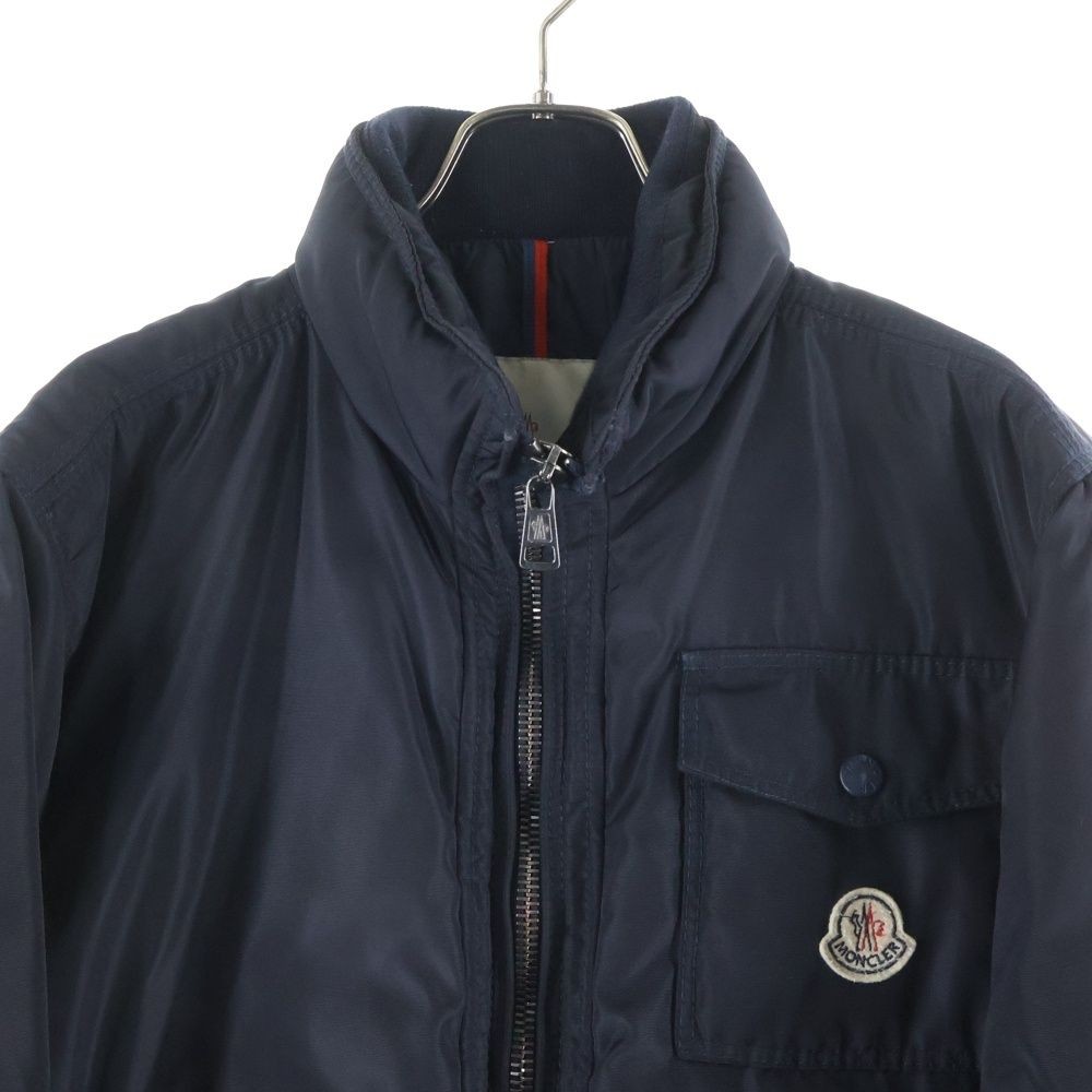 MONCLER Front One Point Logo Embroidery Zip Up Down Jacket Blouson Jacket MA-1 thumbnail 3