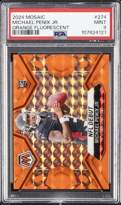 2024 Panini Mosaic - NFL Debut Michael Penix Jr. #274 Orange