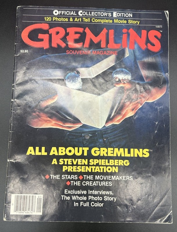 Gremlins Souvenir Magazine (1984) - Official Collector's Edition/Spielberg