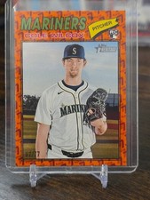 2026 Topps Heritage Cole Wilcox Color Of The Year SP Variation 62/77 Mariners