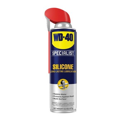 WD-40 Specialist Silicone Lubricant, New Bigger Can, 13.3 1-Pack, Multicolor