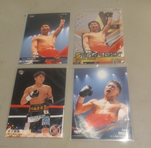NAOYA MONSTER INOUE 4 Rare Boxing  Cards From Japan