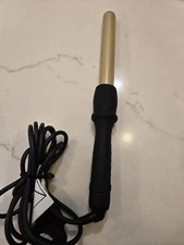 Bio Ionic Gold Pro Styling Wand 1 In Curling Iron Excellent Condition 