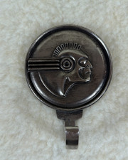 Vintage Pontiac Gm Chieftain Metal Emblem Wall Coat Hook Hanger Vintage Pontiac Gm Chieftain Metal Emblem Wall Coat Hook Hanger