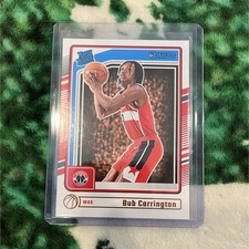 Panini 2024-25 Donruss Rated Rookie #220 Bub Carrington Washington Wizards