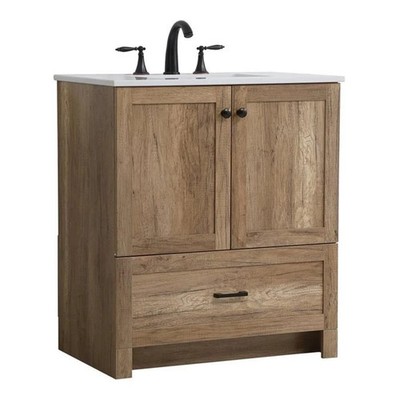 Elegant Lighting Soma 30'' Free Standing Single Basin Vanity Set Model: VF2830NT