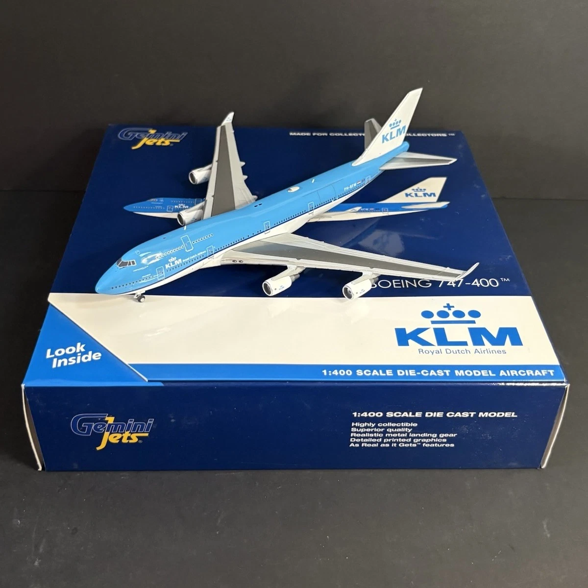 GeminiJets Boeing 747 1:400 Diecast Aircraft & Spacecraft for sale