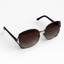 Gucci Tortoise And Metal Oversize Frame Sunglasses GG 2861/1