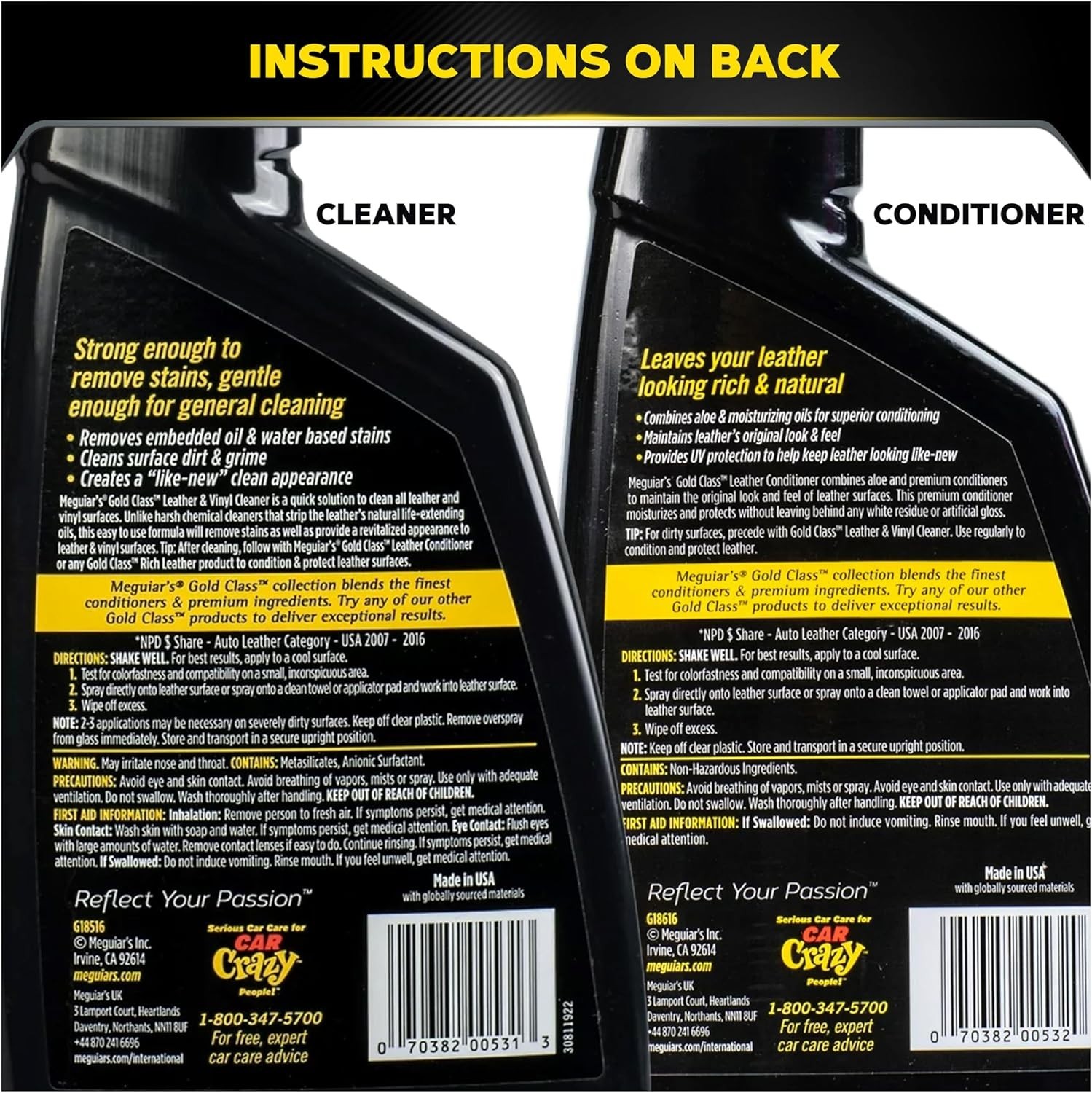 Leather Care Kit - Premium Cleaner and Conditioner - The...
