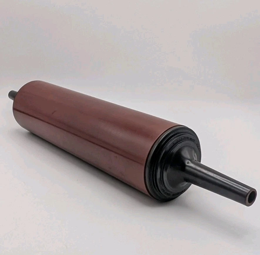 1947 Bakelite Rolling Pin Screw-Off Scoop AC Efficiency Products Patent Maroon