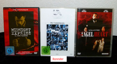 Alan Parker Filmsammlung 3 Filme DVD - 3 Disc - Angel Heart - Commitments -