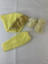 Vintage 1986 Mattel Barbie Pet Show Fashions #3658 Yellow Gold Top Skirt Pet Cat