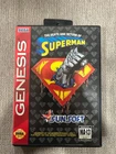 The Death and Return of Superman - Sega Genesis CIB, CASE, CART, MANUAL