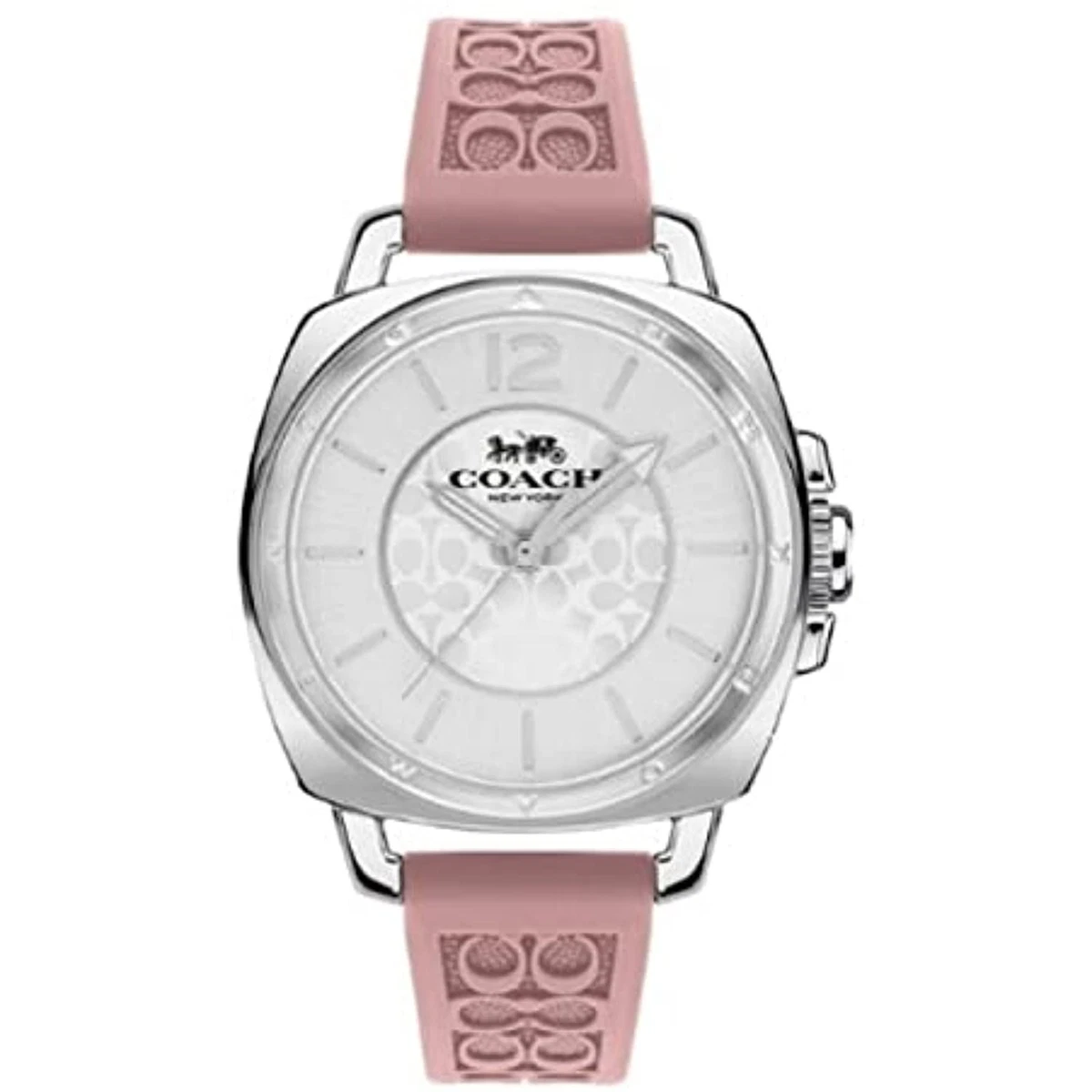 Lacoste Apple Watch Strap White Embossed Leather -38mm & 40mm*NWB Shopping.com main image 2