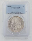 1885-O Morgan $1 Dollar Silver Dollar Coin PCGS MS63 New Orleans CN1037